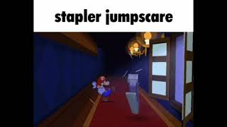 Stapler scares Mario [upl. by Yoc]