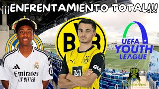 REAL MADRID SUB19 VS BORUSSIA DORTMUND SUB19 🔴NARRACIÓN EN DIRECTO🔴 UEFA YOUTH LEAGUE 202425 [upl. by Rozanne]