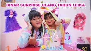 DINAR SURPRISE ULANG TAHUN LEIKA NAOMI amp NADIN [upl. by Eimme]