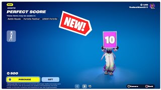 New quotPerfect Scorequot Icon Series Emote Out Now  Item Shop  Jan 27th 2024 [upl. by Ernestine877]