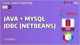 Creating a CRUD Application with Java JDBC and MySQL Step By Step  NetBeans in Tamil  Entire Skill [upl. by Yras]