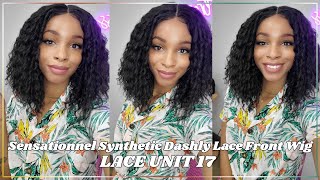 Glamourtress  Sensationnel Synthetic Dashly Lace Front Wig  LACE UNIT 17 [upl. by Anuala]