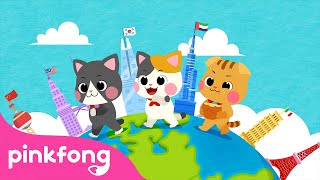 Tower Songs  Cat Song  Cotomo Cats  Pinkfong Kids Song [upl. by Gulick]