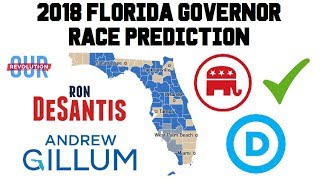 2018 Florida Governor Predictions  Andrew Gillum vs Ron DeSantis  Florida Gov Election Polls [upl. by Kowal]