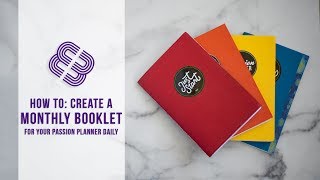 How To Turn the Passion Planner Daily PDF into a Monthly Booklet [upl. by Warring]