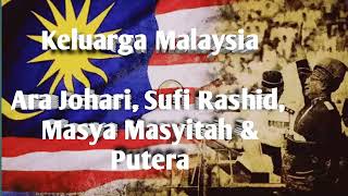 Keluarga Malaysia  Ara Johari Sufi Rashid Masya Masyitah amp Putera Tema Merdeka Patriotic Malaysia [upl. by Laehcar500]