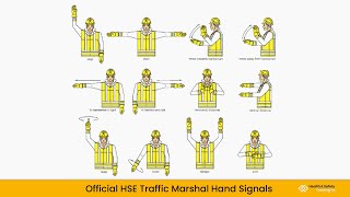 Traffic Marshal  Official HSE Hand Signals 2023 [upl. by Oremoh]