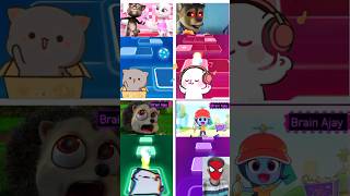 Talking Tom vs Paw Patrol Exe vs Jungle Beat Exe vs Sheriff Labrador Exe Coffin Dance Tiles Hop 297 [upl. by Nnateragram]