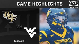 UCF vs West Virginia Game Highlights  2024 Big 12 Football [upl. by Allis]