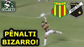 BIZARRO REAGINDO AO PENALTI DO SAMPAIO CORRÊA [upl. by Naujtna]