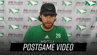 UND Hockey  Hunter Johannes Postgame Press Conference  1624 [upl. by Gannie941]