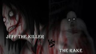 Jeff The Killer Vs The Rake ´´CreepyPasta ptBR [upl. by Fletcher]