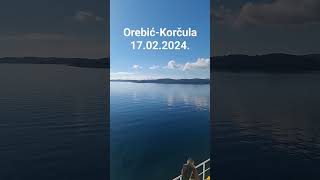 Trajekt OrebićKorčula [upl. by Holden]