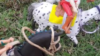 Trail Ride Special SHORTS Schleich horse toy video [upl. by Tedie]