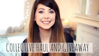 Huge Collective Haul amp Giveaway  Zoella [upl. by Crispas674]