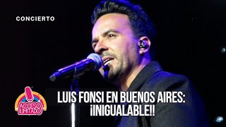 LUIS FONSI en Buenos Aires ¡Inigualable [upl. by Ennasirk343]