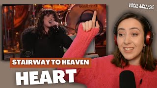 Heart  Stairway to Heaven Led Zeppelin  Kennedy Center Honors  Singer Reacts amp Musician Analysis [upl. by Aitnahc713]