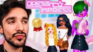 Je découvre DRESS TO IMPRESS et je gagne tout le temps ⭐️ [upl. by Albur275]