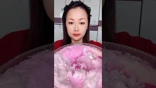 ASMR COTTON CANDY ICE EATING [upl. by Wakeen]