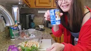 FRESH SPINACH SALAD watchtiltheend likesubscribe follow pinaylifeinamerica 🇵🇭❤️🇺🇸 [upl. by Asirem]