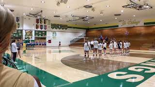 2022 Busco Volleyball vs West Noble  T Valley [upl. by Bloomer942]