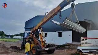 Roofing Sheets Onsite Delivery jeyamroofingkarur jeyam roofing [upl. by Amled]