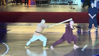 Shi HengYi performance at European Shaolin Kungfu Games 2023 [upl. by Nauqes932]