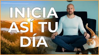 ¡¡MUY PODEROSA ✨ MEDITACIÓN GUIADA para la MAÑANA  EMPEZAR EL DIA con gratitud y positivo [upl. by Waylan]