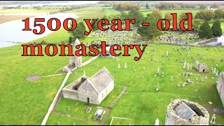 1500 yearold monastery Clonmacnoise  the best stop the Shannon River Banagher at night 102022 [upl. by Buford804]