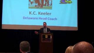 2011 NCAA Division I Football Championship Luncheon  Delaware Head Coach KC Keeler [upl. by Paule]