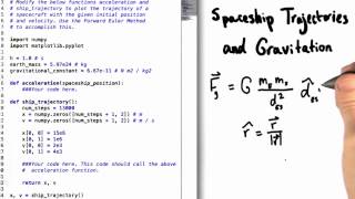 Spaceship Trajectories  Differential Equations in Action [upl. by Mccormac]