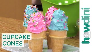 Birthday Cake Ideas How to make cupcakes in ice cream cones [upl. by Carrillo27]