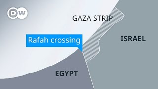 Why Egypts Rafah border crossing is crucial to Gaza  DW News [upl. by Eadas]