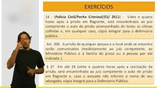 Direito Processual Penal para concursos públicos  Exercícios CESPE UnB [upl. by Nnayecats597]