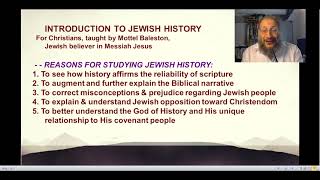 Intro to the Jewish People History amp Divisions for Christians 5 Mottel Baleston Messianic Jewish [upl. by Leen]