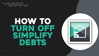 How to Turn off Simplify Debts in Splitwise Quick Tutorial [upl. by Neffets201]