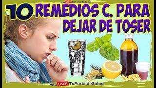 Como ELIMINAR LA TOS SECA con Estos 10 Remedios Caseros Para La TOS [upl. by Lore]