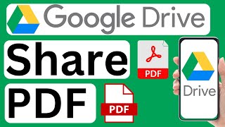 How to Share PDF from Google Drive on Mobile  Easy to Follow [upl. by Eillim219]