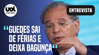 Guedes sai de férias e deixa bagunça e isso nos decepciona diz sindicato da Receita Federal [upl. by Zabrine725]