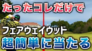 【50歳以上必見！】2打目で差がでるフェアウェイウッドの打ち方【トップ、ゴロを改善】 [upl. by Farro]