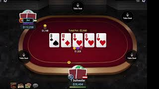 20kNL Dudd1 Vs GREPoker Heads Up  High Stakes Poker [upl. by Ahsiket231]