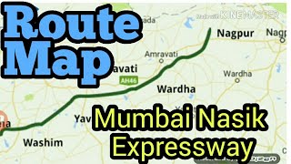 Samruddhi Mahamarg Map  Mumbai Nagpur Expressway Route Map and Details [upl. by Rahal]