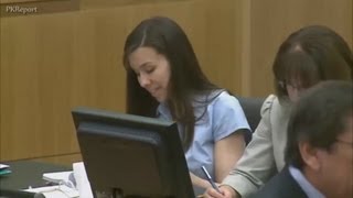 Jodi Arias Lets Out Disturbing Laugh After Martinez Asks Who Would Sneak Behind Someone amp Wait There [upl. by Ahsehyt887]