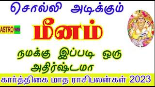 Meenam  Karthigai Matha Rasi Palan  மீனம்  கார்த்திகை மாத பலன்கள்  meenam [upl. by Znieh917]