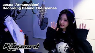 Raecord aespa 에스파 ‘Armageddon’ Recording Behind The Scenes [upl. by Asha642]