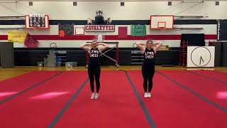 Cheer Tryout Dance 2022 Front [upl. by Ynnavoj]