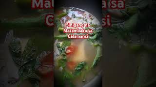 Sinigang na Matambaka sa Calamansi yummyfood pinoyfood [upl. by Audre]