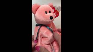 Authentic Coral Casino Bear  One of the Top 10 Rarest Ty Beanie Babys [upl. by Oisorbma]