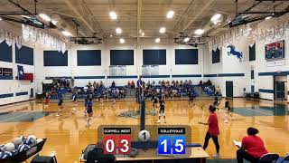 8th Grade Volleyball  Colleyville Middle vs Coppell West  83123 [upl. by Mannie141]