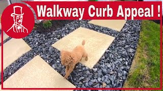 Walkway ideas on a budget for better curb appeal [upl. by Ennaeus]